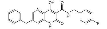 7-benzyl-N-(4-fluorobenzyl)-4-hydroxy-2-oxo-1,2-dihydro-1,5-naphthyridine-3-carboxamide CAS:675614-22-9 manufacturer & supplier