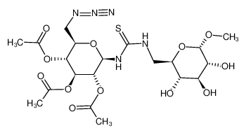 methyl 6-deoxy-6-[N'-(2,3,4-tri-O-acetyl-6-azido-6-deoxy-β-D-glucopyranosyl)thioureido]-α-D-glucopyranoside CAS:675616-84-9 manufacturer & supplier