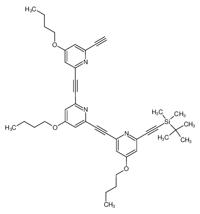 4-butoxy-2-((4-butoxy-6-((4-butoxy-6-((tert-butyldimethylsilyl)ethynyl)pyridin-2-yl)ethynyl)pyridin-2-yl)ethynyl)-6-ethynylpyridine CAS:675617-52-4 manufacturer & supplier