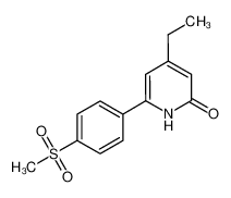 4-ethyl-6-[4-(methylsulfonyl)phenyl]-2(1H)-pyridone CAS:675618-14-1 manufacturer & supplier