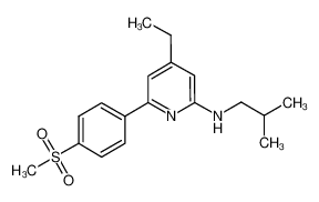 4-ethyl-N-isobutyl-6-(4-(methylsulfonyl)phenyl)pyridin-2-amine CAS:675618-66-3 manufacturer & supplier