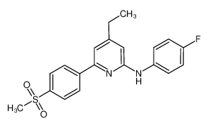 4-ethyl-N-(4-fluorophenyl)-6-(4-(methylsulfonyl)phenyl)pyridin-2-amine CAS:675619-09-7 manufacturer & supplier