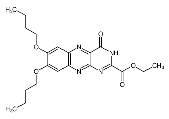 7,8-dibutoxy-4-oxo-3,4-dihydro-benzo[g]pteridine-2-carboxylic acid ethyl ester CAS:67568-20-1 manufacturer & supplier