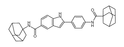 N-(adamantan-1-yl)-2-(4-(adamantane-1-carboxamido)phenyl)-1H-indole-5-carboxamide CAS:675822-30-7 manufacturer & supplier