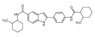 2-(4-(2-methylcyclohexane-1-carboxamido)phenyl)-N-(2-methylcyclohexyl)-1H-indole-5-carboxamide CAS:675822-37-4 manufacturer & supplier