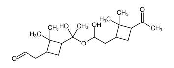 2-(3-(1-(2-(3-acetyl-2,2-dimethylcyclobutyl)-1-hydroxyethoxy)-1-hydroxyethyl)-2,2-dimethylcyclobutyl)acetaldehyde CAS:675823-40-2 manufacturer & supplier