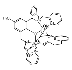 Fe2(2-((bis(2-pyridylmethyl)amino)methyl)-6-(((2-pyridylmethyl)benzylamino)methyl)-4-methylphenoxy)(mpdp)H2O(1+) CAS:675825-40-8 manufacturer & supplier