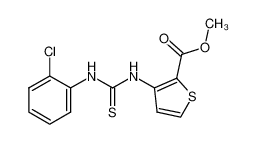 3-[3-(2-chloro-phenyl)-thioureido]-thiophene-2-carboxylic acid methyl ester CAS:675828-73-6 manufacturer & supplier