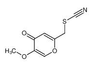 (5-methoxy-4-oxopyran-2-yl)methyl thiocyanate CAS:675833-53-1 manufacturer & supplier