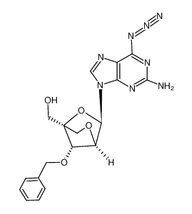 (1S,3R,4R,7S)-3-(2-amino-6-azidopurin-9-yl)-7-benzyloxy-1-hydroxymethyl-2,5-dioxabicyclo[2.2.1]heptane CAS:675848-76-7 manufacturer & supplier