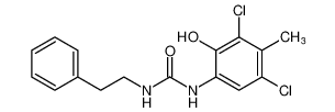 Urea, N-(3,5-dichloro-2-hydroxy-4-methylphenyl)-N'-(2-phenylethyl)- CAS:675850-78-9 manufacturer & supplier