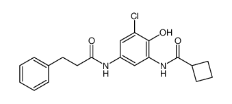 N-(3-chloro-2-hydroxy-5-(3-phenylpropanamido)phenyl)cyclobutanecarboxamide CAS:675853-53-9 manufacturer & supplier