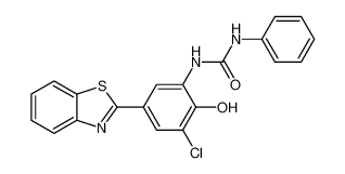 Urea, N-[5-(2-benzothiazolyl)-3-chloro-2-hydroxyphenyl]-N'-phenyl- CAS:675853-76-6 manufacturer & supplier