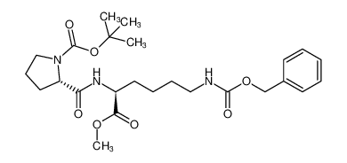 tert-butyl (S)-2-(((S)-6-(((benzyloxy)carbonyl)amino)-1-methoxy-1-oxohexan-2-yl)carbamoyl)pyrrolidine-1-carboxylate CAS:67586-12-3 manufacturer & supplier