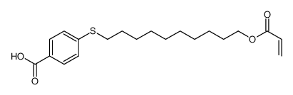 4-(10-prop-2-enoyloxydecylsulfanyl)benzoic acid CAS:675862-00-7 manufacturer & supplier