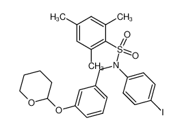 N-(4-iodo-phenyl)-2,4,6-trimethyl-N-[3-(tetrahydro-pyran-2-yloxy)-benzyl]-benzenesulfonamide CAS:675867-83-1 manufacturer & supplier