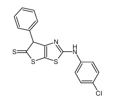 Thieno[3,2-d]thiazole-5(6H)-thione, 2-[(4-chlorophenyl)amino]-6-phenyl- CAS:67587-62-6 manufacturer & supplier