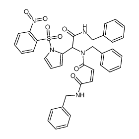 (Z)-But-2-enedioic acid benzylamide benzyl-{benzylcarbamoyl-[1-(2-nitro-benzenesulfonyl)-1H-pyrrol-2-yl]-methyl}-amide CAS:675876-26-3 manufacturer & supplier