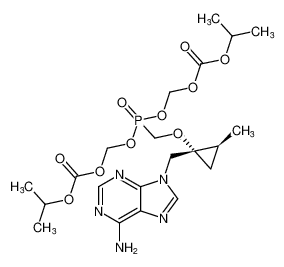 (((((1S,2S)-1-((6-amino-9H-purin-9-yl)methyl)-2-methylcyclopropoxy)methyl)phosphoryl)bis(oxy))bis(methylene) diisopropyl bis(carbonate) CAS:675880-37-2 manufacturer & supplier