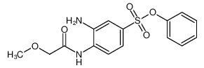 Benzenesulfonic acid, 3-amino-4-[(methoxyacetyl)amino]-, phenyl ester CAS:67589-05-3 manufacturer & supplier