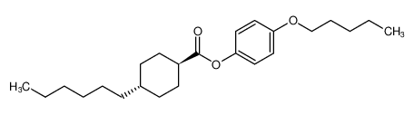 Cyclohexanecarboxylic acid, 4-hexyl-, 4-(pentyloxy)phenyl ester, trans- CAS:67589-60-0 manufacturer & supplier