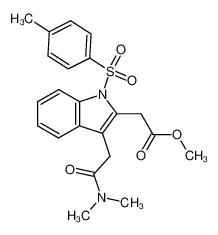 1-((4-methylphenyl)sulfonyl)-3-((N,N-dimethylcarbamyl)methyl)indole-2-acetic acid, methyl ester CAS:67593-15-1 manufacturer & supplier