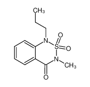 3-methyl-2,2-dioxo-1-propyl-2,3-dihydro-1H-2λ6-benzo[1,2,6]thiadiazin-4-one CAS:67593-75-3 manufacturer & supplier