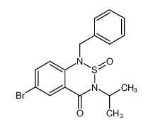 6-bromo-1-benzyl-3-isopropyl-2-oxo-2,3-dihydro-1H-2λ4-benzo[1,2,6]thiadiazin-4-one CAS:67594-43-8 manufacturer & supplier