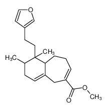 methyl 1-(2-(furan-3-yl)ethyl)-1,2-dimethyl-2,3,5,8,9,9a-hexahydro-1H-benzo[7]annulene-6-carboxylate CAS:67594-81-4 manufacturer & supplier