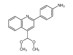 4-(4-dimethoxymethyl-quinolin-2-yl)-aniline CAS:6760-26-5 manufacturer & supplier