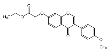 ethyl 2-{[3-(4-methoxyphenyl)-4-oxo-4H-1-benzopyran-7-yl]oxy}acetate CAS:6760-95-8 manufacturer & supplier