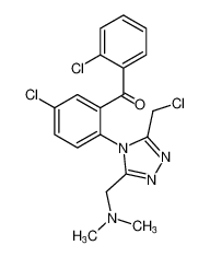 (5-chloro-2-(3-(chloromethyl)-5-((dimethylamino)methyl)-4H-1,2,4-triazol-4-yl)phenyl)(2-chlorophenyl)methanone CAS:67600-48-0 manufacturer & supplier