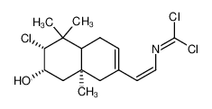 ((Z)-2-((6R,7S,8aS)-6-chloro-7-hydroxy-5,5,8a-trimethyl-1,4,4a,5,6,7,8,8a-octahydronaphthalen-2-yl)vinyl)carbonimidic dichloride CAS:67600-97-9 manufacturer & supplier