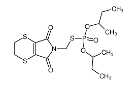 thiophosphoric acid O,O'-di-sec-butyl ester S-(5,7-dioxo-2,3,5,7-tetrahydro-[1,4]dithiino[2,3-c]pyrrol-6-ylmethyl) ester CAS:67602-30-6 manufacturer & supplier