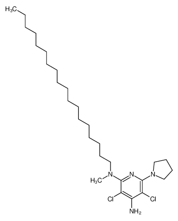 3, 5-Dichloro-N*2*-methyl-N*2*-octadecyl-6-pyrrolidin-1-yl- pyridine-2,4-diamine CAS:676096-03-0 manufacturer & supplier