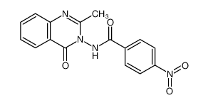 2-methyl-3-(4-nitro-benzoylamino)-3H-quinazolin-4-one CAS:6761-20-2 manufacturer & supplier