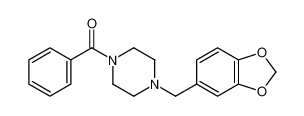 [4-(1,3-benzodioxol-5-ylmethyl)piperazin-1-yl]-phenylmethanone CAS:6761-59-7 manufacturer & supplier