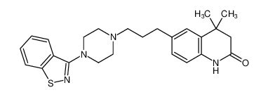 6-(3-(4-(benzo[d]isothiazol-3-yl)piperazin-1-yl)propyl)-4,4-dimethyl-3,4-dihydroquinolin-2(1H)-one CAS:676116-52-2 manufacturer & supplier