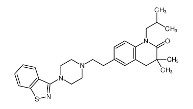 6-(2-(4-(benzo[d]isothiazol-3-yl)piperazin-1-yl)ethyl)-1-isobutyl-3,3-dimethyl-3,4-dihydroquinolin-2(1H)-one CAS:676117-52-5 manufacturer & supplier