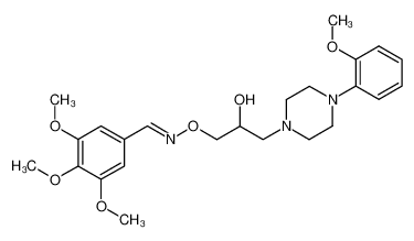 3,4,5-Trimethoxy-benzaldehyde O-{2-hydroxy-3-[4-(2-methoxy-phenyl)-piperazin-1-yl]-propyl}-oxime CAS:67612-14-0 manufacturer & supplier