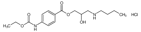 3-(butylamino)-2-hydroxypropyl 4-((ethoxycarbonyl)amino)benzoate hydrochloride CAS:676124-23-5 manufacturer & supplier