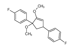 1-fluoro-4-[4-(4-fluorophenyl)-1,2-dimethoxycyclopent-2-en-1-yl]benzene CAS:676124-38-2 manufacturer & supplier