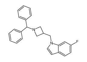 1-(1-benzhydryl-azetidin-3-ylmethyl)-6-fluoro-1H-indole CAS:676125-72-7 manufacturer & supplier