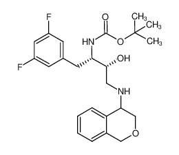 tert-butyl (1S,2R)-1-(3,5-difluorobenzyl)-3-(3,4-dihydro-1H-isochromen-4-ylamino)-2-hydroxypropylcarbamate CAS:676134-58-0 manufacturer & supplier