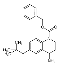 4-amino-6-(2,2-dimethyl-propyl)-3,4-dihydro-2H-quinoline-1-carboxylic acid benzyl ester CAS:676136-56-4 manufacturer & supplier