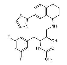 N-((2S,3R)-1-(3,5-difluorophenyl)-3-hydroxy-4-(((S)-7-(thiazol-2-yl)-1,2,3,4-tetrahydronaphthalen-1-yl)amino)butan-2-yl)acetamide CAS:676138-12-8 manufacturer & supplier