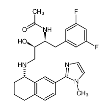 N-((2S,3R)-1-(3,5-difluorophenyl)-3-hydroxy-4-(((S)-7-(1-methyl-1H-imidazol-2-yl)-1,2,3,4-tetrahydronaphthalen-1-yl)amino)butan-2-yl)acetamide CAS:676138-16-2 manufacturer & supplier