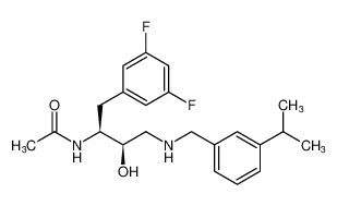 N-((2S,3R)-1-(3,5-difluorophenyl)-3-hydroxy-4-((3-isopropylbenzyl)amino)butan-2-yl)acetamide CAS:676138-22-0 manufacturer & supplier