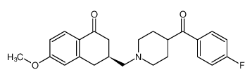 (S)-3-((4-(4-fluorobenzoyl)piperidin-1-yl)methyl)-6-methoxy-3,4-dihydronaphthalen-1(2H)-one CAS:676139-21-2 manufacturer & supplier