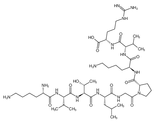 L-Arginine, L-lysyl-L-valyl-L-threonyl-L-leucylglycyl-L-prolyl-L-lysyl-L-valyl- CAS:676148-59-7 manufacturer & supplier